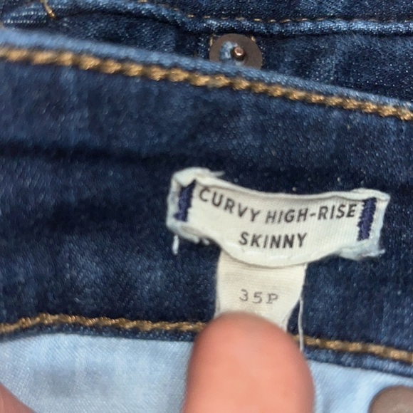 Madewell Petite Curvy High Rise Skinny‎ Jeans Lucille Wash 35P - Picture 7 of 8